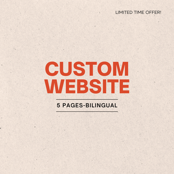 Custom Web Design - 5 Pages Package
